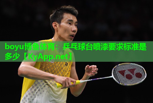 乒乓球台喷漆要求标准是多少