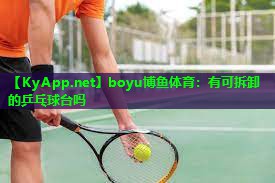 有可拆卸的乒乓球台吗
