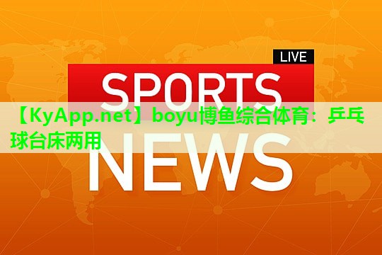 乒乓球台床两用